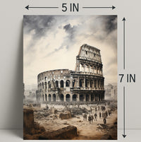 The Colosseum Echoes Of Ancient Rome Poster