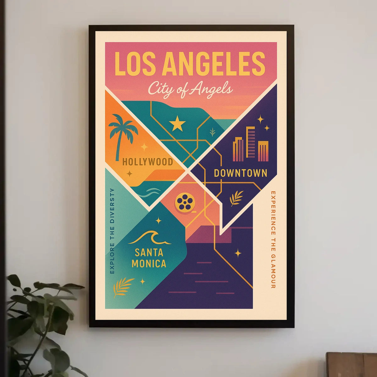 Los Angeles City of Angels Poster