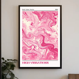 Good Vibes Poster 2024: Abstract or Artistic Poster PosterGoat