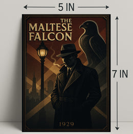 The Maltese Falcon Noir Film Poster Pop Culture Poster