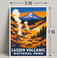 Lassen Volcanic National Park Poster PosterGoat