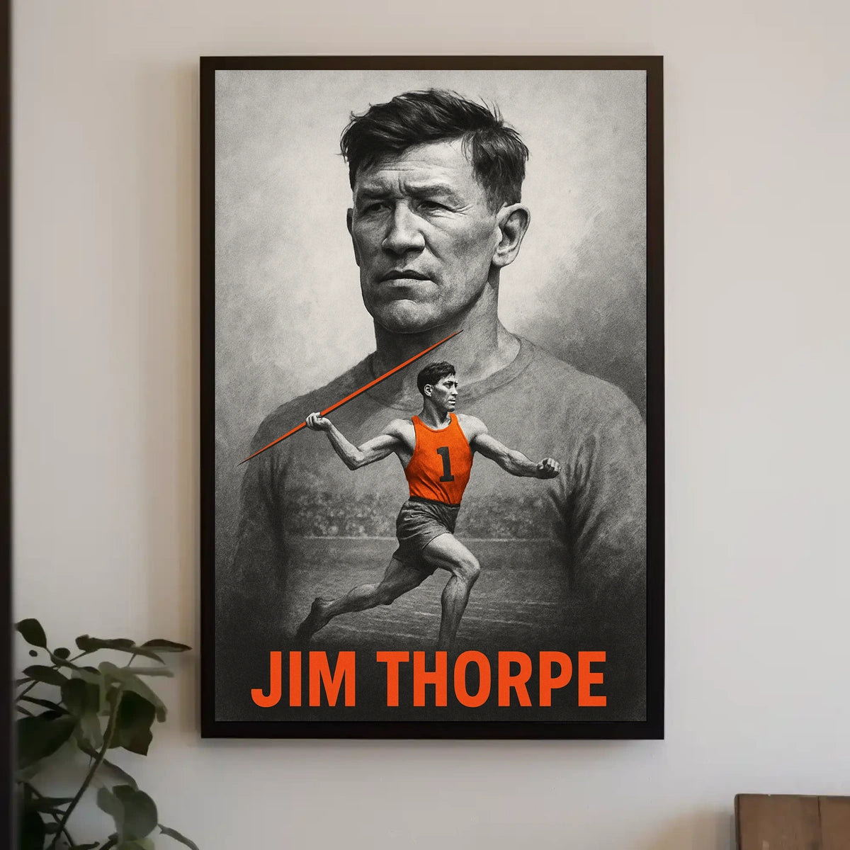 Jim Thorpe Athletic Legend Poster