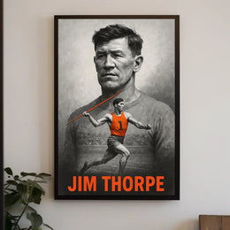 Jim Thorpe Athletic Legend Poster