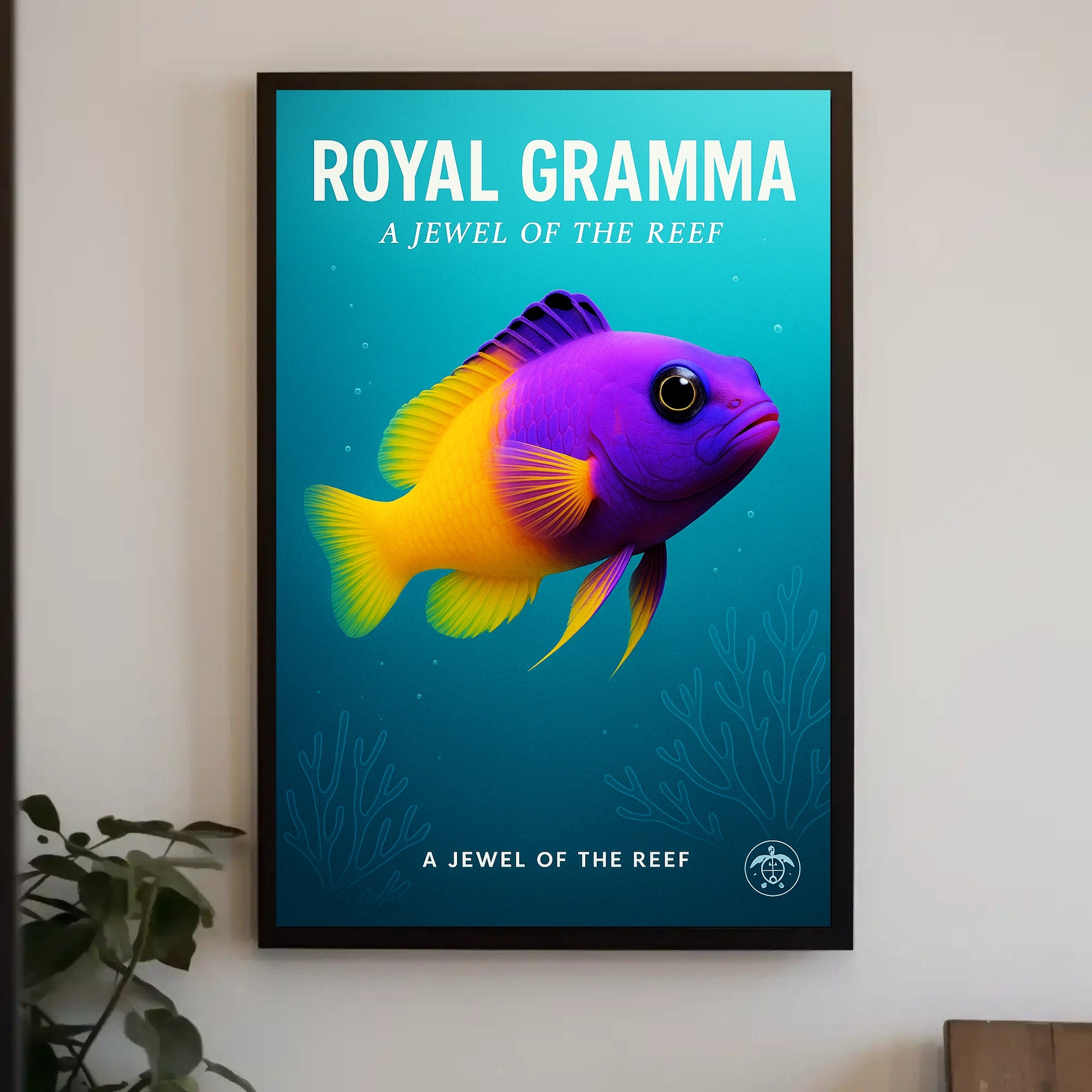 Royal Gramma A Jewel of the Reef Poster PosterGoat