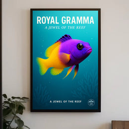 Royal Gramma A Jewel of the Reef Poster PosterGoat