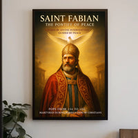 Saint Fabian The Pontiff of Peace Poster PosterGoat