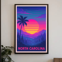 North Carolina Sunset Poster