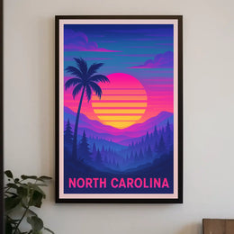 North Carolina Sunset Poster