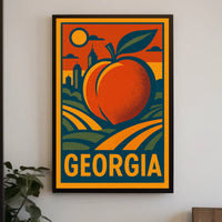 Georgia Peach Poster