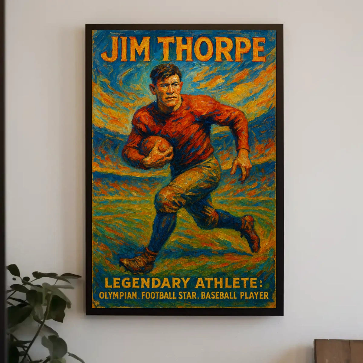 Jim Thorpe Legendary Athlete Jim Thorpe Poster