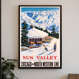 Sun Valley, Idaho Chicago And North Poster