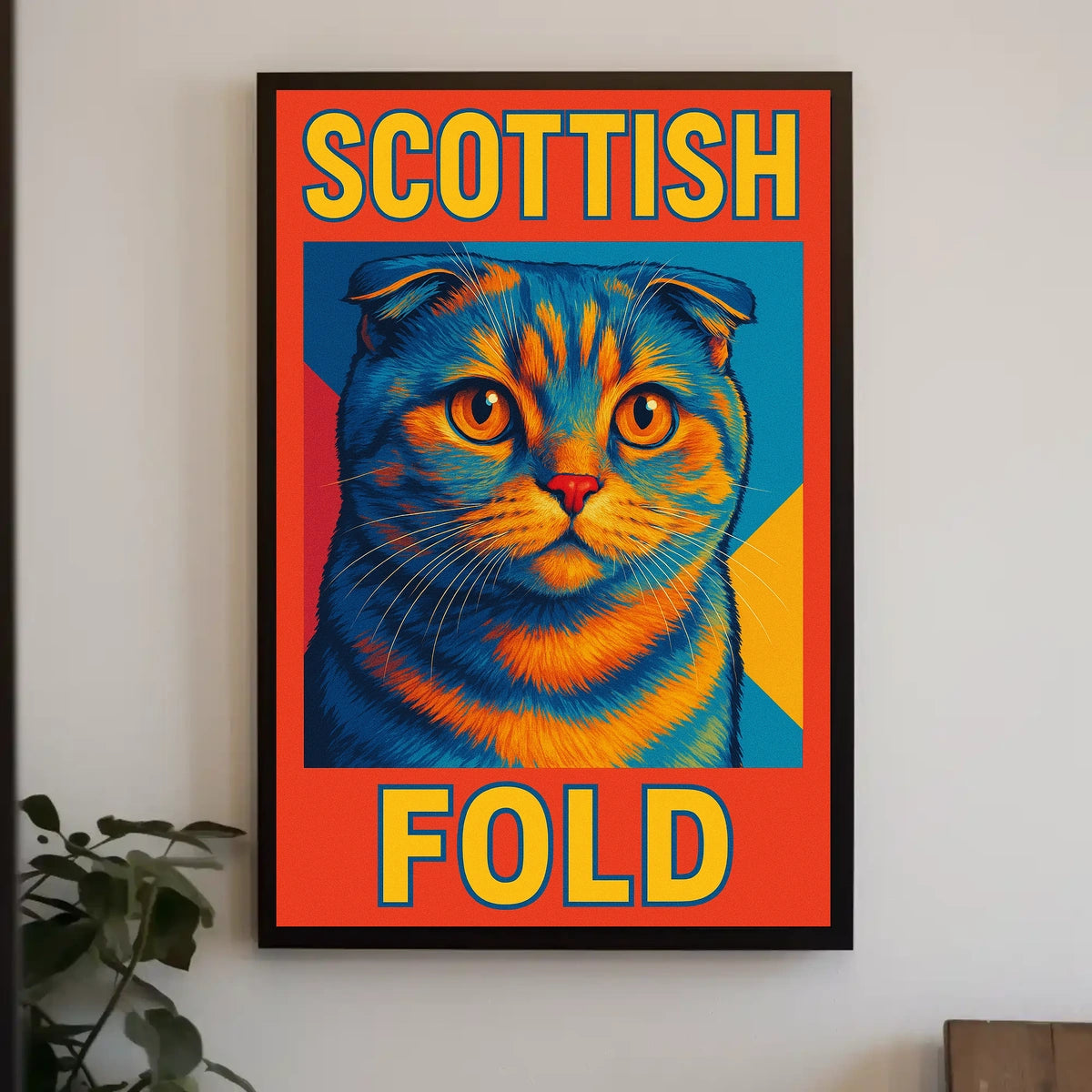 Scottish Fold Cat Poster