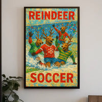 Reindeer Soccer Extravaganza Poster