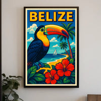 Belize Tropical Paradise Poster