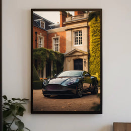 Luxurious Sports Car Elegance Modern Artistic Poster