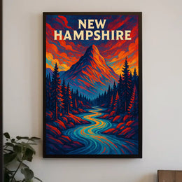 New Hampshire Wilderness Poster