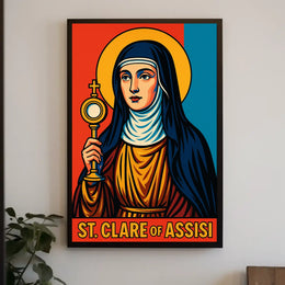 St. Clare of Assisi Poster