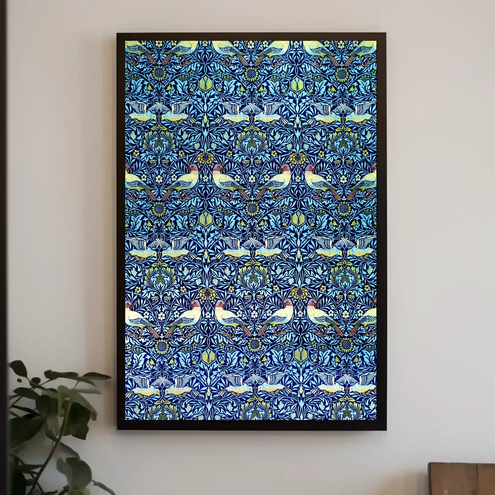 Ornate Avian Pattern Poster