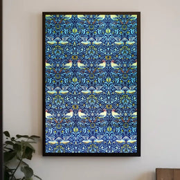 Ornate Avian Pattern Poster