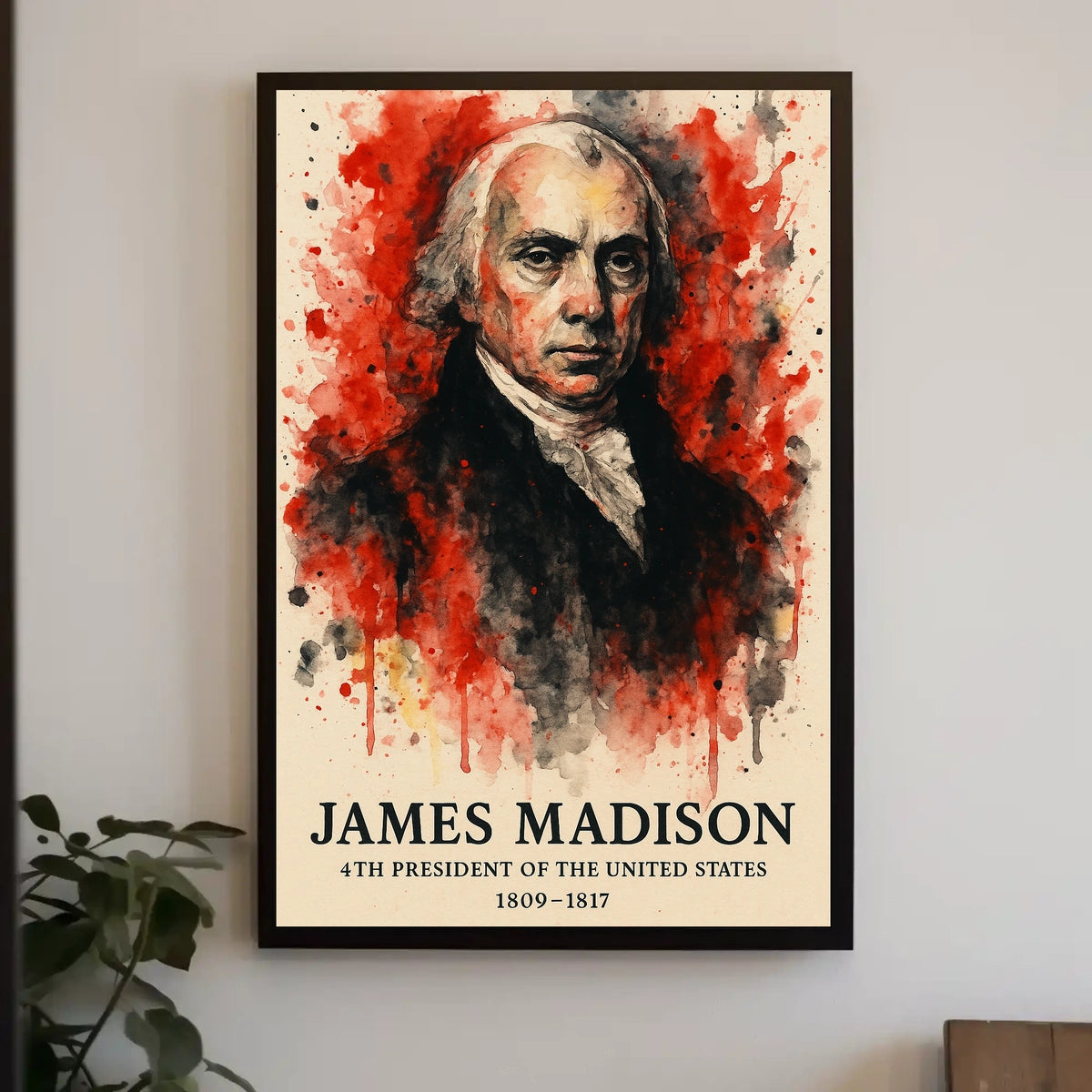 James Madison 4Th President Poster