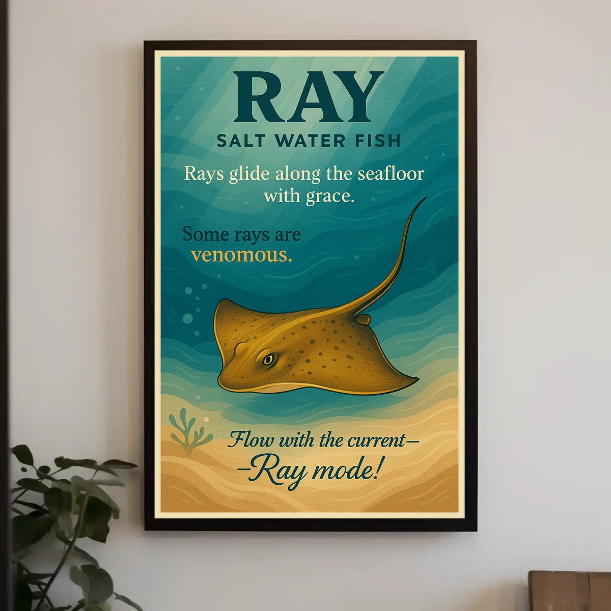 Rays Graceful Sea Dwellers Poster