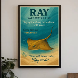 Rays Graceful Sea Dwellers Poster