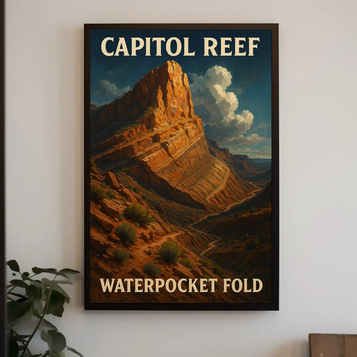 Capitol Reef Waterpocket Fold Poster