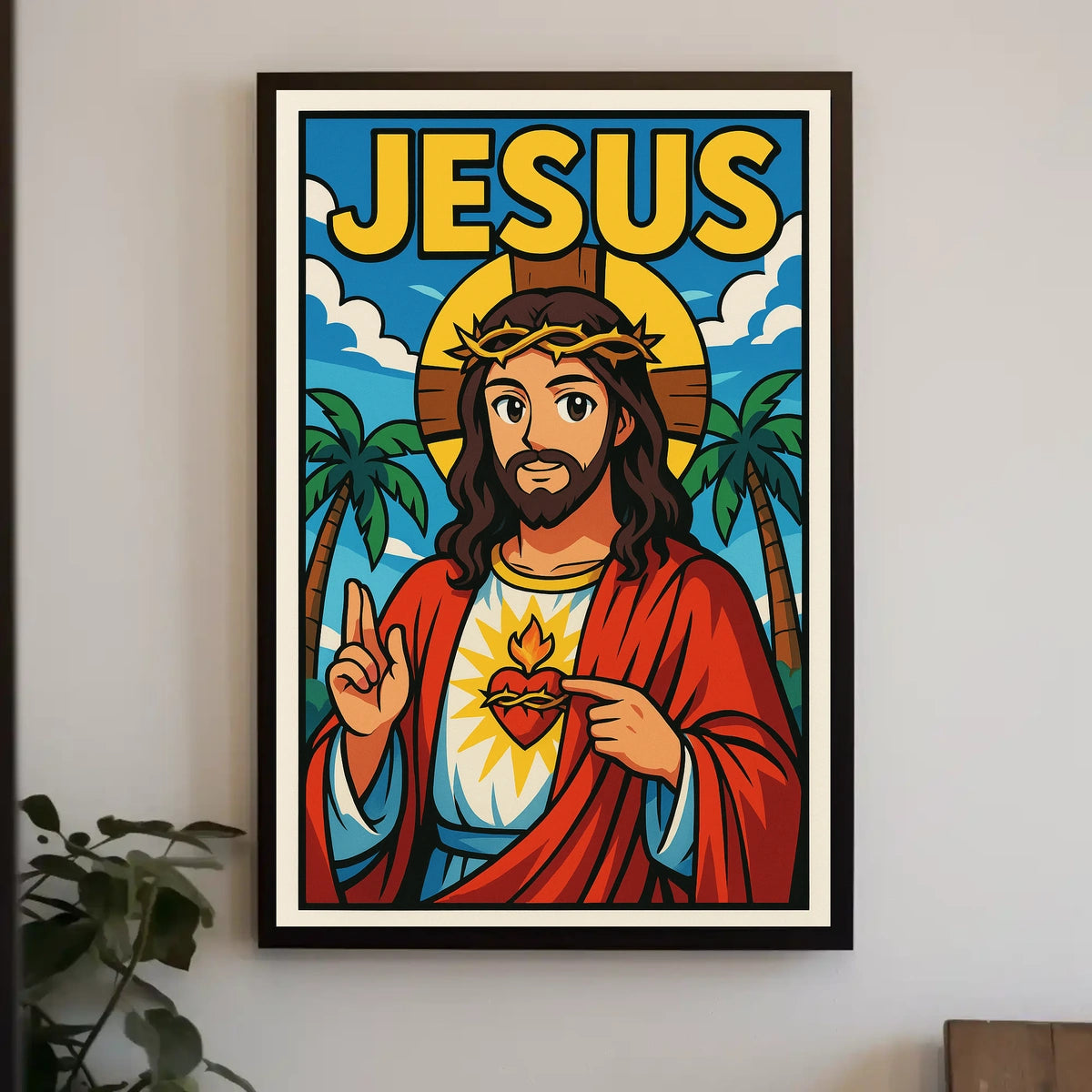 Jesus Illustration Poster