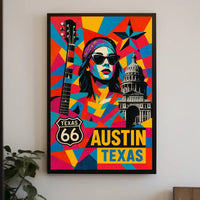 Austin, Texas Vibes Poster