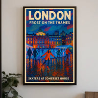Frost on the Thames Poster