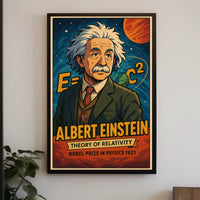 Albert Einstein Theory Of Relativity Poster