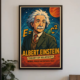 Albert Einstein Theory Of Relativity Poster