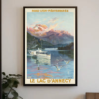 Le Lac DAnnecy Travel Poster