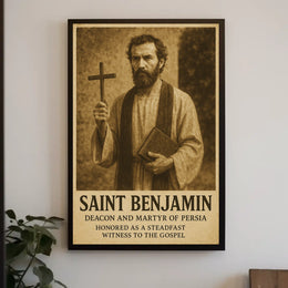 Saint Benjamin Deacon And Martyr Of Poster