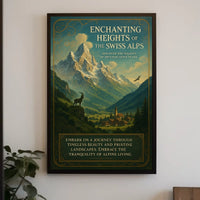 Enchanting Heights Of The Swiss Alps Poster