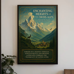 Enchanting Heights Of The Swiss Alps Poster
