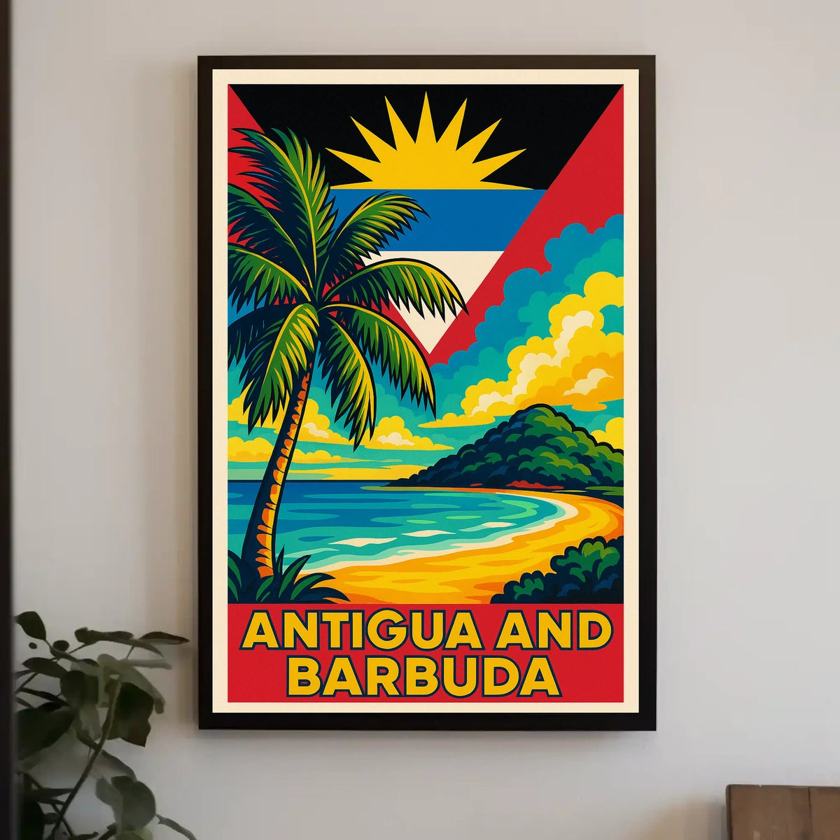 Antigua And Barbuda Paradise Poster