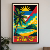 Antigua And Barbuda Paradise Poster