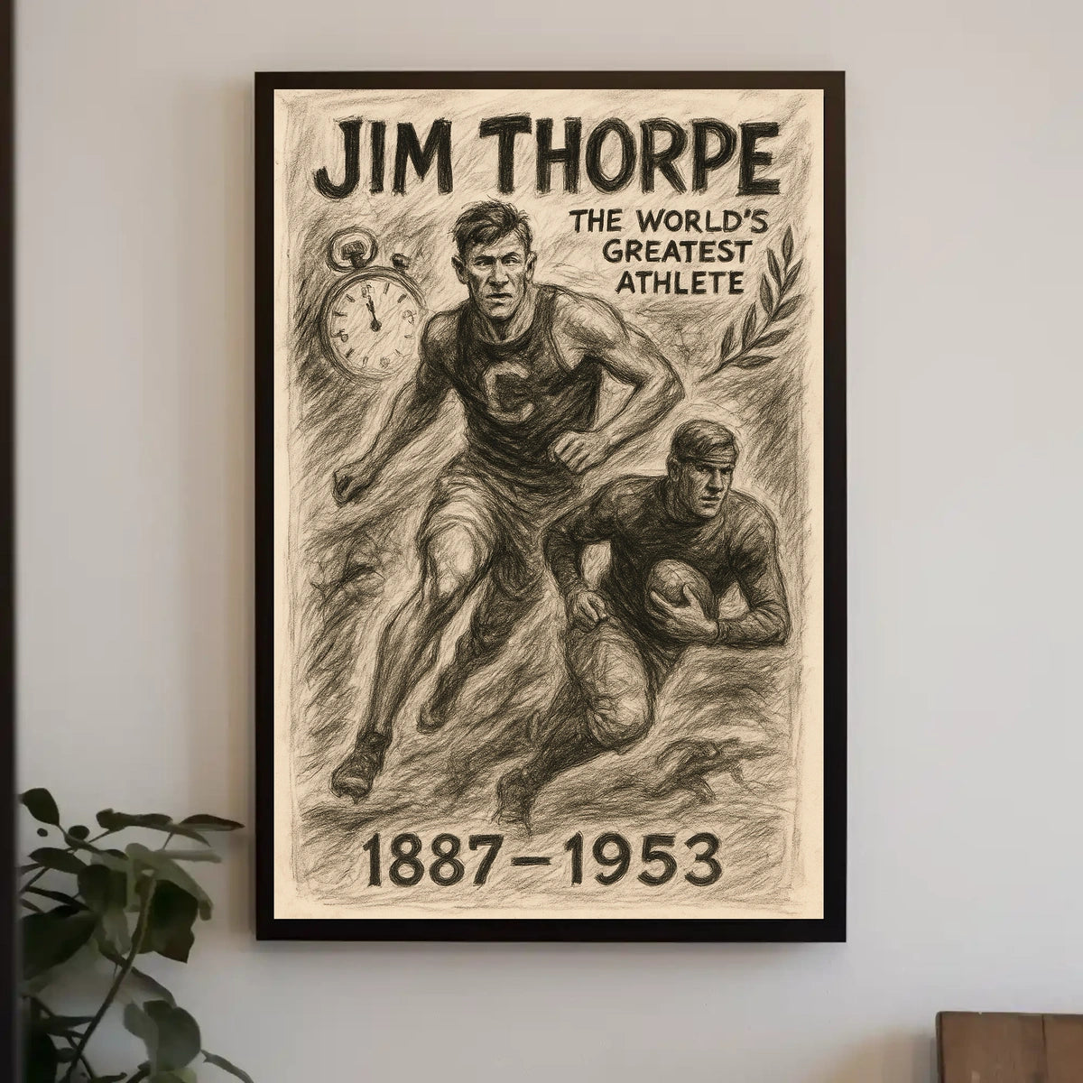 Celebrating a Legendary Athlete Poster