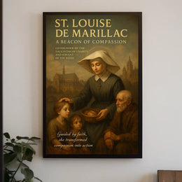 St. Louise de Marillac A Beacon of Compassion Poster