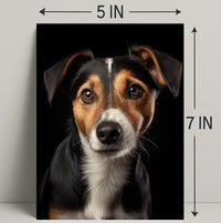 Portrait Of A Dog Poster PosterGoat