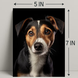 Portrait Of A Dog Poster PosterGoat