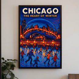 Chicago The Heart Of Winter Poster