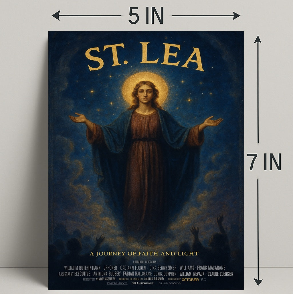 St. Lea A Journey Of Faith And Light Poster