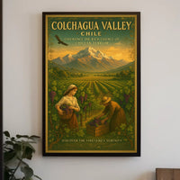 Colchagua Valley Discover the Vineyards Serenity Poster