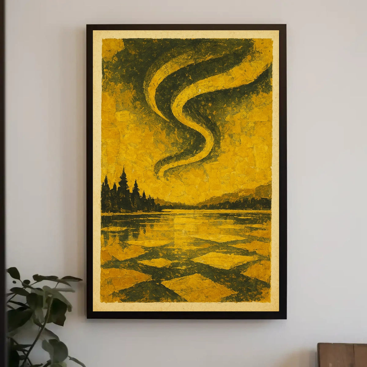 Serene Landscape At Dusk Poster