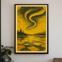 Serene Landscape At Dusk Poster