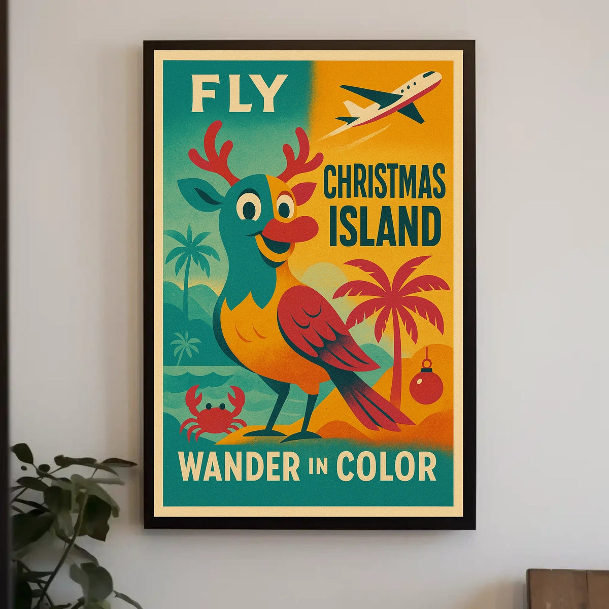 Fly to Christmas Island Poster