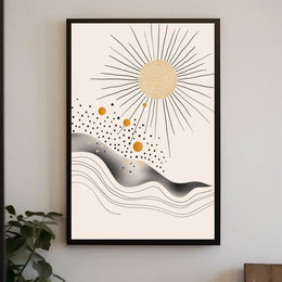 Minimal Text "at He" Event Promotion Poster