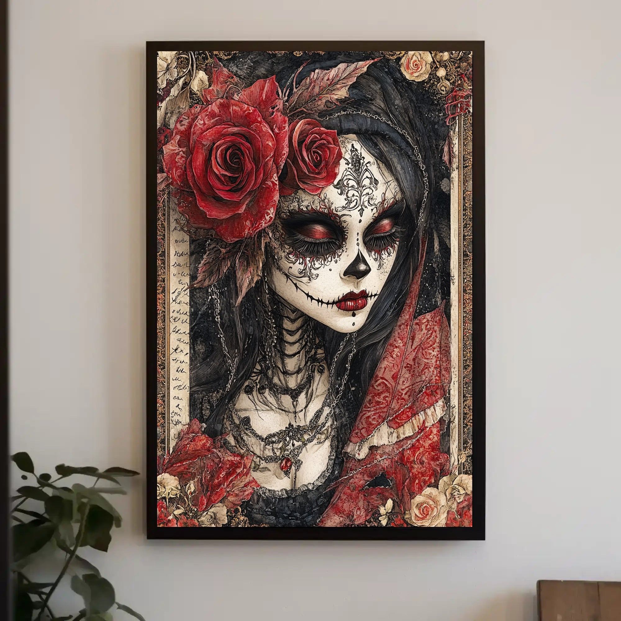 Day Of The Dead Elegance Poster